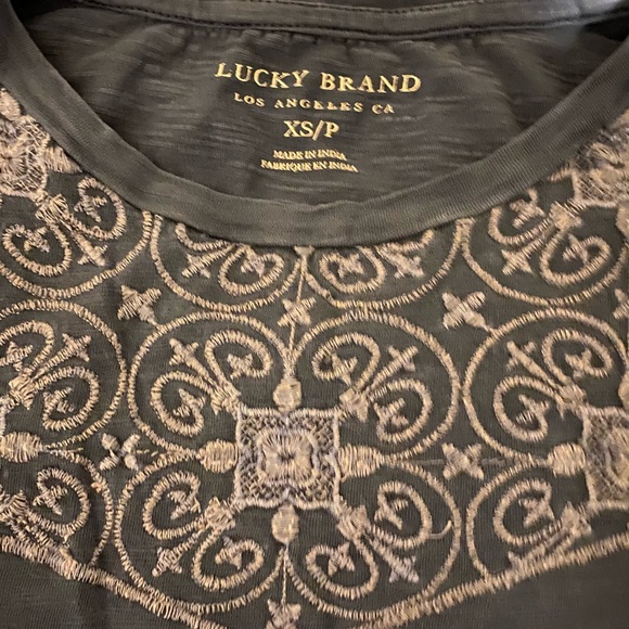 Lucky Brand Embroidered Tee - Picture 3 of 3